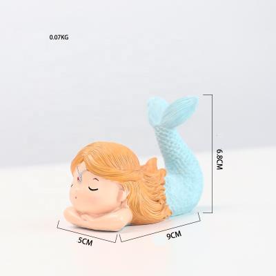 China Souvenir Gifts Children Room Ornament Statue Mermaid Decoration Miniature Figurine In European European Home Beauty Statue Sculpture for sale