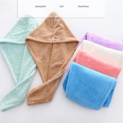 China Wholesale High Quality Viable QUICK DRY Hair Towel Microfiber Waffle Turban Waffle Hair Towel Soft Quick Dry Dry Hair Towel for sale