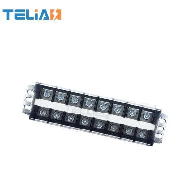 China Electrical Appliances China Factory Fixed Terminal Blocks High Volume Barrier Dual Row Screw Terminal Blocks 600V 20A for sale