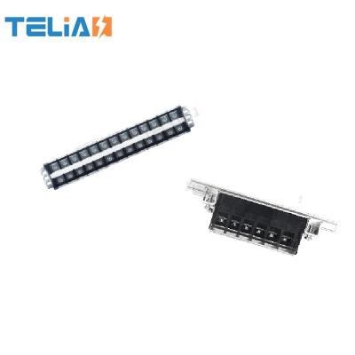 China New Patented 250A 600V Dual Row Strip Terminal Block 5-Way Terminal Block Connector For Electrical Appliances for sale