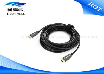 China Hochauflösendes Multimedia-Schnittstellen-Faser Optik-Hdmi-Kabel, Od 3.0mm * 5.0mm langes Hdmi Kabel zu verkaufen