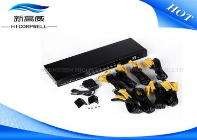 China Desktop Control 8 Port KVM Switch VGA USB Type A Female With Audio Multi Function for sale