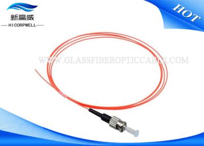 China PVC Low Smoke Zero Halogen Fiber Optic Pigtail OM1 OM2 ST UPC Patch Cable for sale