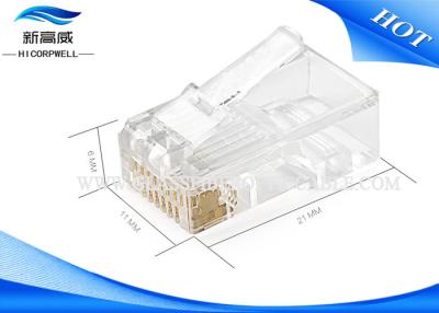 China Gold Plated Ethernet Net Cable , CAT5 8p8c Rj45 Connector Ethernet Network LAN Cable for sale