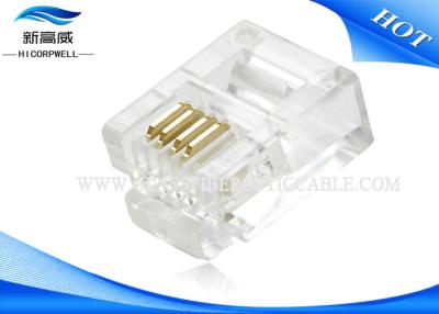 China RJ45 Connector Ethernet LAN Cable 8p8c Cat5 / Cat5e UTP Connector High Performance for sale