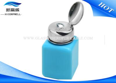 China Blue 120ml 180ml Fiber Testing Tools Alcohol Dispenser Bottle 250ml HDPE for sale