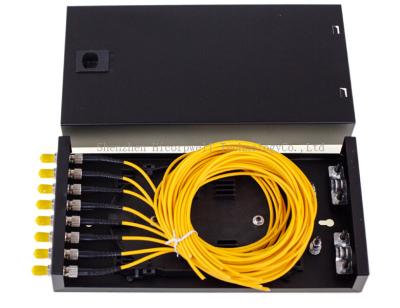 China SC FC ST LC 8 Port Enterprise Security Network ODF Terminal Box 8 Adapters And Pigtails for sale