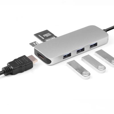 China Tipo cubo fêmea do cabo HDMI female+3*USB3.0A female+SD female+T female+USB de HDMI AOC de c USB à venda