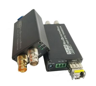 China Mini 3G / HD - SDI To Fiber Media Converter With Tally Function Size 110*40*20mm for sale