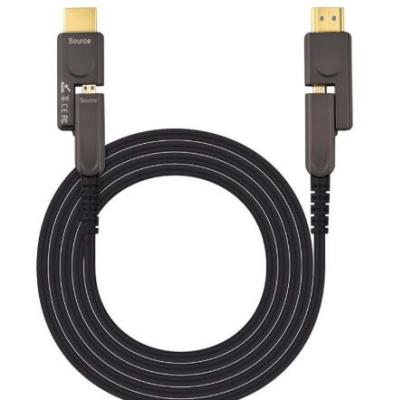 China Customized Color HDMI Active Optical Cable 70M / 80 / 100M Length for sale