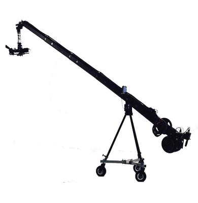 China 10m 2-Axis Motorized Tilt Head Video Jimmy Camera Jib Crane triangle electronic control rocker arm DV jimmy jib for sale