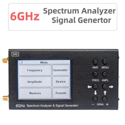 China 35 a 4500 sinal portátil Genertor para Wi-Fi, 2G do analisador de espectro do megahertz SA6 6GHz, 3G, 4G, LTE, CDMA, DCS, G/M, GPRS à venda