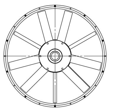 Chine Bas générateur à un aimant permanent 2KW 50RPM 3KW 60RPM 5KW 80RPM de T/MN Coreless à vendre