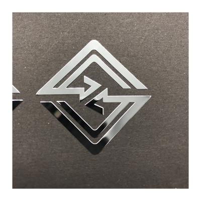 China China Anti-Counterfeit Factory Customize 3d Nickel Metal Sticker Logo Label For Laptop Logo Sticker for sale