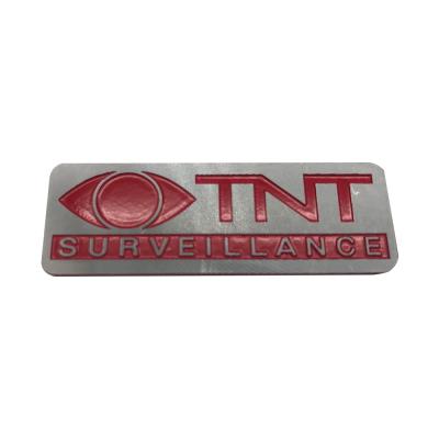 China China Custom Aluminum Stamping Metal Logo Label Stickers High Quality Anodized Sandblasting Embossed Metal Plates Logo Luggage Tags for sale