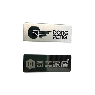 China Custom Fashionable Waterproof Metal Logo Aluminum Perfume Labels China OEM Private Sticker for sale