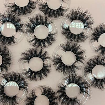 China Wholesale Natural Long Box 100% Real Custom Packaging 3D Mink Eyelashes for sale