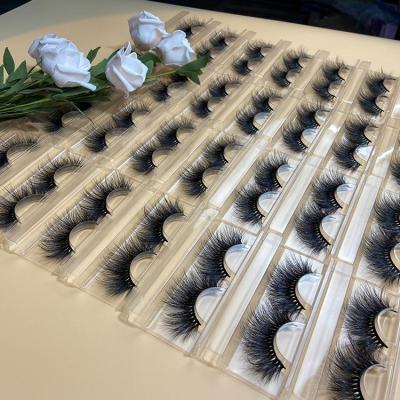 China Long Mink Eyelashes Vendor Natural Mink Eyelashes Bulk 100% 3d Mink Hair Eyelashes for sale