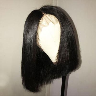 China Straight Hair SEW Silky&Softly Virgin Wigs Cuticle Aligned 13*4 Lace Transparent Hair Wig for sale