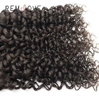 China 100% Natural Human Virgin Hair Bundles Wholesale Virgin Water Wave Hair Straight With Lace Closure for sale