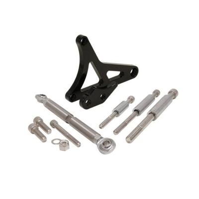 China Automobile Alternater Black Billet Aluminum Alternator Bracket Set For Ford Mustang for sale