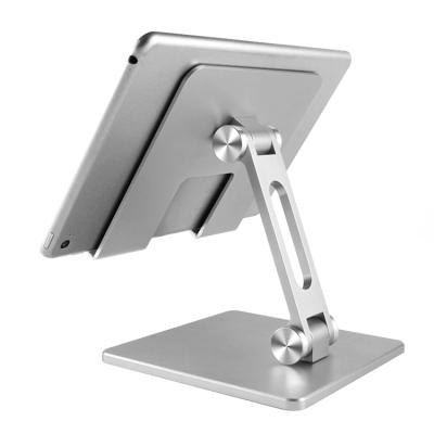 China (Size)Adjustable Suitable For iPad Stand Aluminum Alloy Adjustable Rotating Plate Bracket Dish Bracket Universal PC Style Tablet for sale