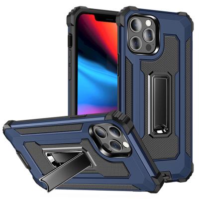 China Military Anti-drop TPU Kickstand Hard PC For iPhone X XS Pro Max Shockproof Protective Phone Case For iPhone 13 for sale