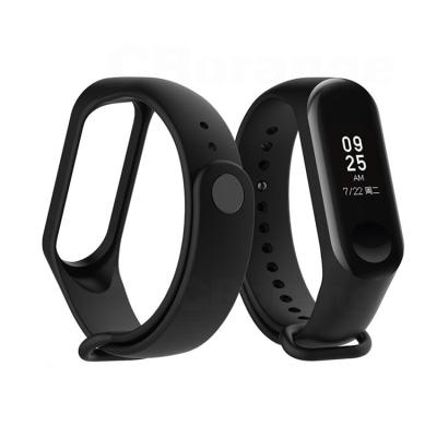 China Rubber for xiaomi MI band 6 silicon watch MI band 4 smart strap candy 25 soft rubber colors for sale