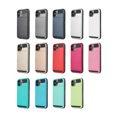 China Anti-drop Shockproof Armor Case For iPhone X XS Max Pocket Phone Cover Sliding Back Case For iPhone 13 Max Pro for sale