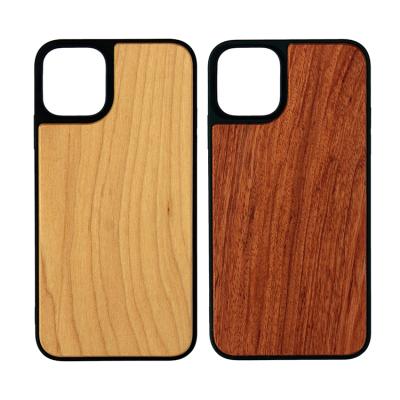 China Wooden Protective Anti-fall Cell Phone Case For iPhone 13 Cell Phone Bags And Cases For iPhone X XR XS Max for sale