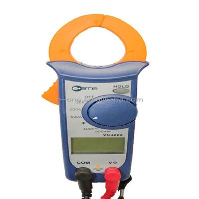 China VC3222 Digital Clamp Meter Volt-Amp Phase Meter Clamp Meter VC3222 for sale