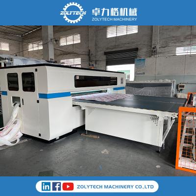 China Matras die de Hamerzolytech zlt-HM Automatisch Comité Hemming Machine van een flens voorzien van de Systeemmatras Te koop