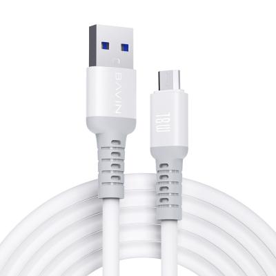 China Data-[New] BAVIN 18w Mobile Phone Fast Charging Cable CB259-1.2M For Android V8 Mic for sale