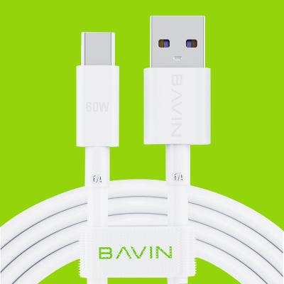 China [HOT!] BAVIN SUPERIOR Mobile Phone CB152 6A 1 Meter Fast Charging Data Cable For Huawei Type-C for sale