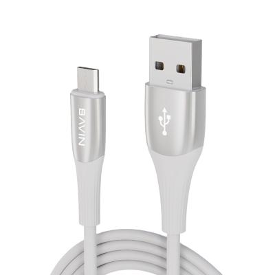 China BAVIN CB226 Mobile Phone Factory Price Silica 2.4A Cable Fast Charging USB Data Cable For Type-C for sale