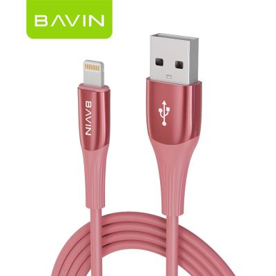 China BAVIN CB226 New Arrival Silica 2.A USB Data Cable Phone Cable USB Fast Charging Cable For iPhone for sale