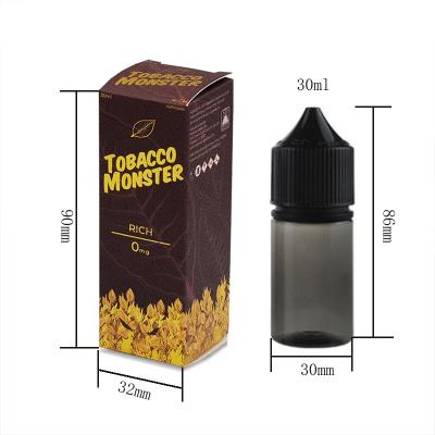 China Bulk sale 30ml recyclable e-juice bottle carton box for 10ml 30ml e bottle liquid tincture packaging for sale