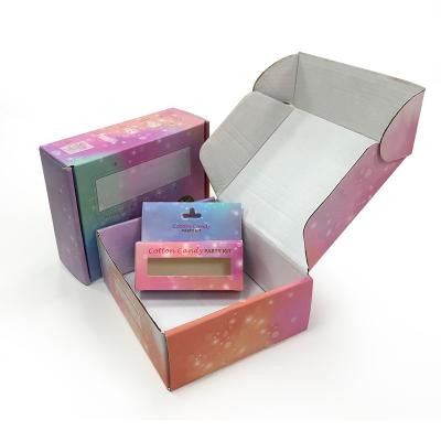 China Recyclable Luxury Box Set Lipstick Mailing Shipped Boxes Corrugated Box With Insert For Cosmetic for sale