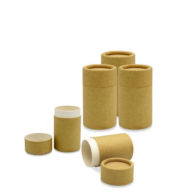 China Recyclable Biodegradable Tea Packaging Tube Cylinder Box For Black Tea Oolong Tea Custom Logo Printed for sale