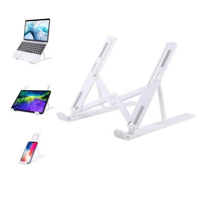 China (Size) Adjustable Ergonomic Adjustable Folding Laptop Stand for Offices and Home 10 Angel Height Adjustment Desk Level Stand for sale