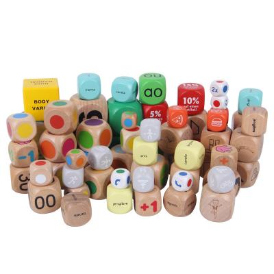 China Eco-friendly Material Blank Wooden Crafts Giants Carve Printed Custom Engrave Wooden Blocks Carve Game Toy Props for sale