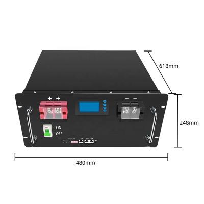 China Solar System 5Kwh 10Kwh Rack Mount 48V 100AH LiFePO4 Renewable Battery Pack Battery Solar Lithium Ion Battery Pack for sale