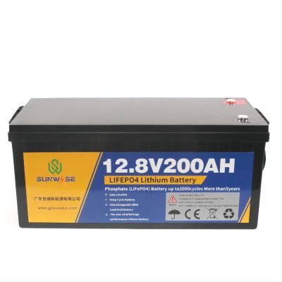 China Grade A Brand New Deep Cycle 12V 200Ah 230AH Lifepo4 Lithium Battery 12V Battery Pack 406*173*236 mm LiFePO4 Solar Battery Pack for sale