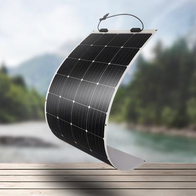 China Waterproof Folding Solar Panel 100w 120w 150w 180w 200w 250w 300w Thin Film Flexible Covering Solar Panel Boat RV Camping for sale