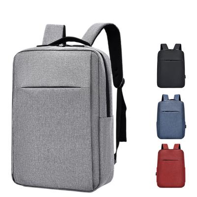 China With USB Factory Wholesale Custom Logo USB Backpack Leisure Management Computer Simple Filling Backpack New for sale