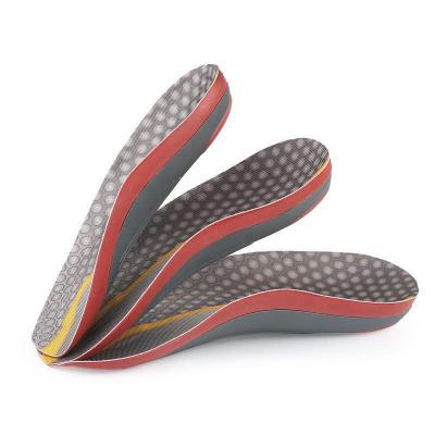 China Orthotic Arch Support Insoles For Flat Foot Plantar Fasciitis Arch Support Orthotic Insoles Flat Foot Plantar Fasciitis Relieve Heel Pain PU Insole for sale