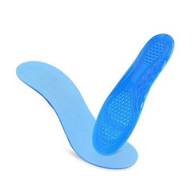 China Newer Selling Shock Absorption Decompression Healthy Silicone Gel Shoe Insoles Soft And Elastic For Sports for sale