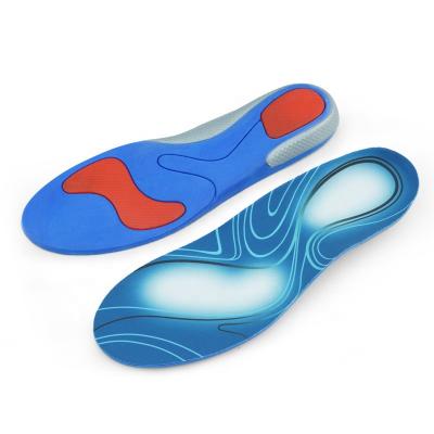 China Shock Absorption Flexible Comfortable Soft PU Sports Insole For Sports Shoes for sale