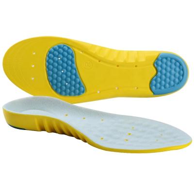 China Flexible Foam Insole PU Orthotic Insole For Flat Foot Soft Sport Anti-skiding Running Insoles For Sports Shoes for sale