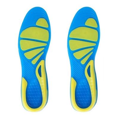 China Foot support Anti-slippery shock absorption arch gel band massage sports insole for sale